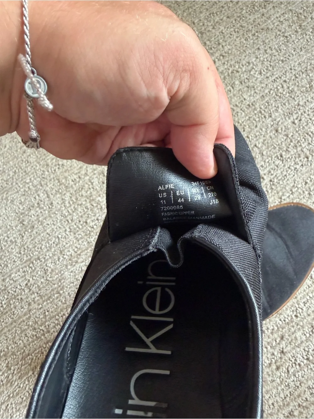 Calvin Klein Black Slip-On Chukka Boots